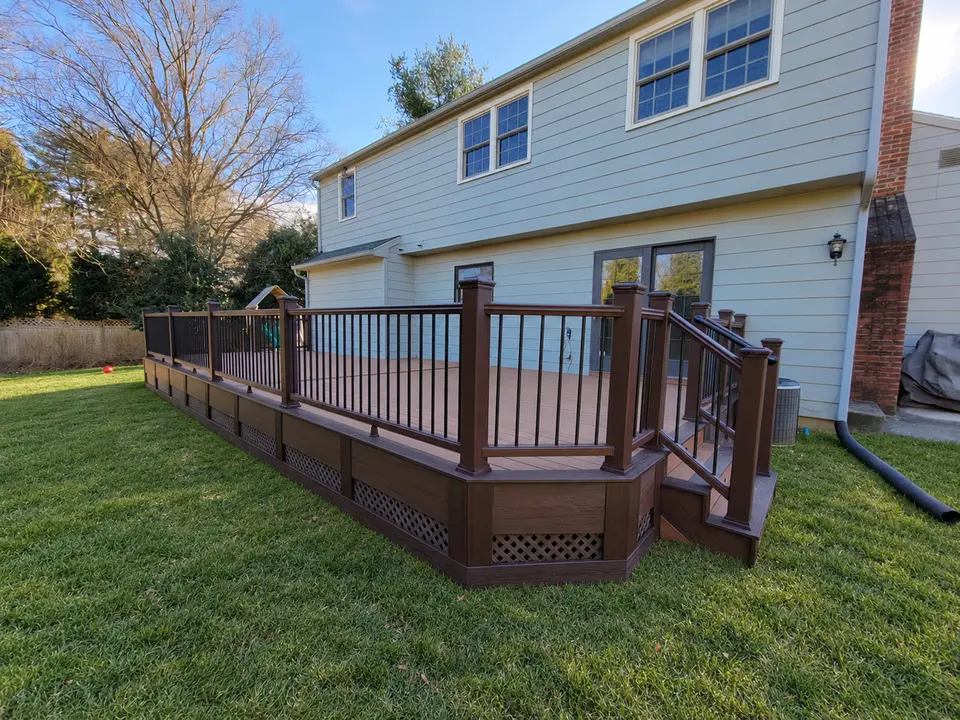 Custom pool deck