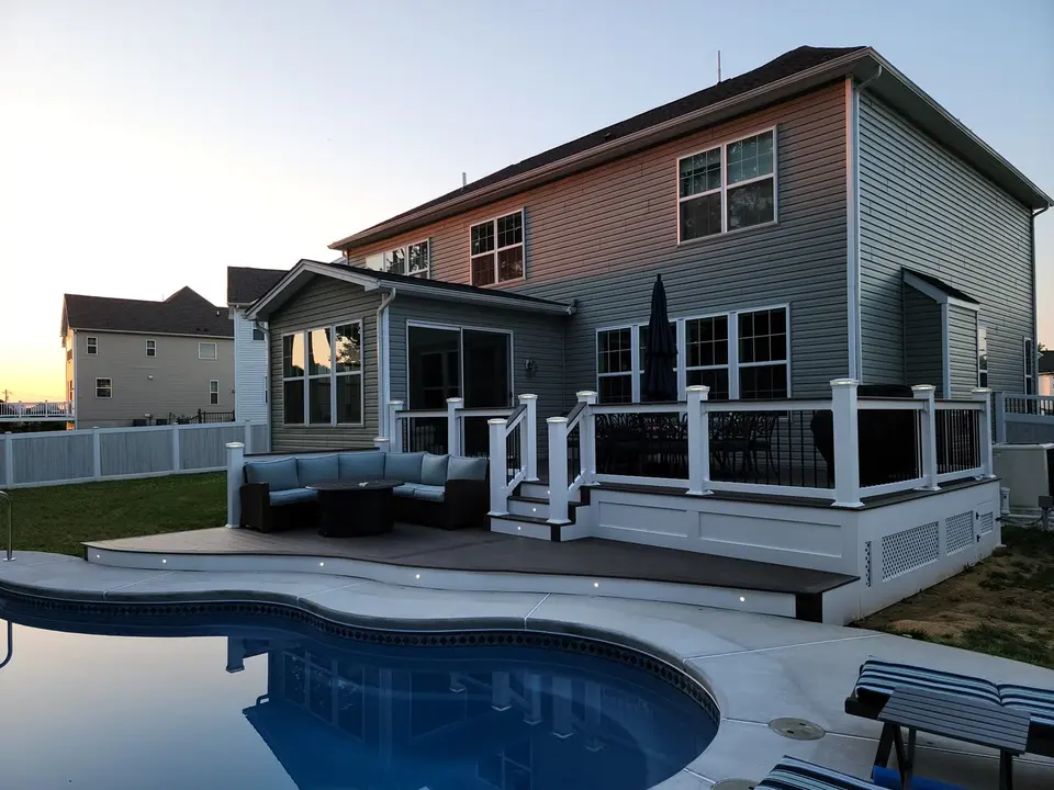 Pool Decks project completed by Zenna Decks
