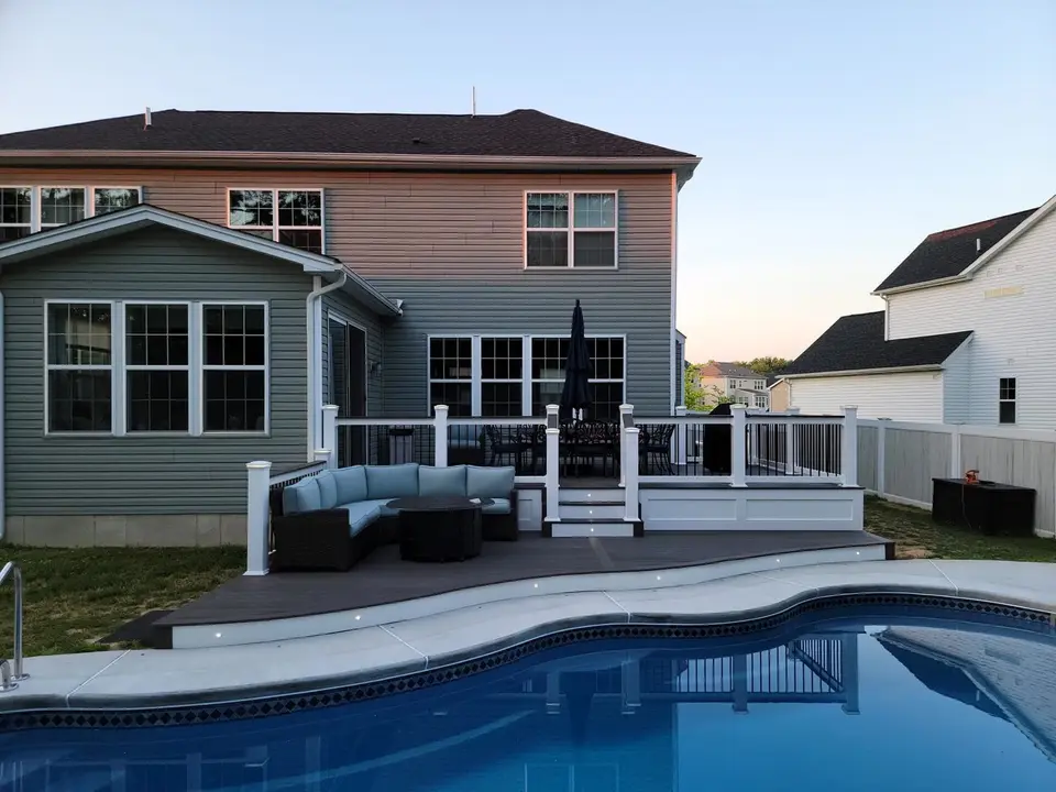 Pool Decks project completed by Zenna Decks